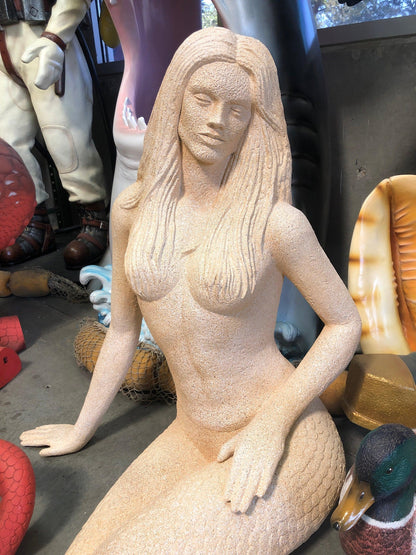 Stone Mermaid Statue