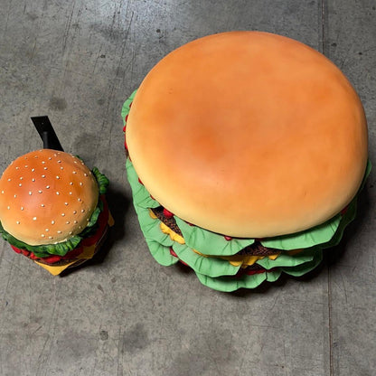 Large Cheeseburger Statue