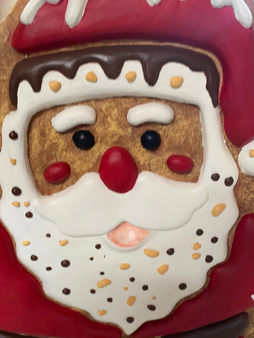 Gingerbread Santa Statue