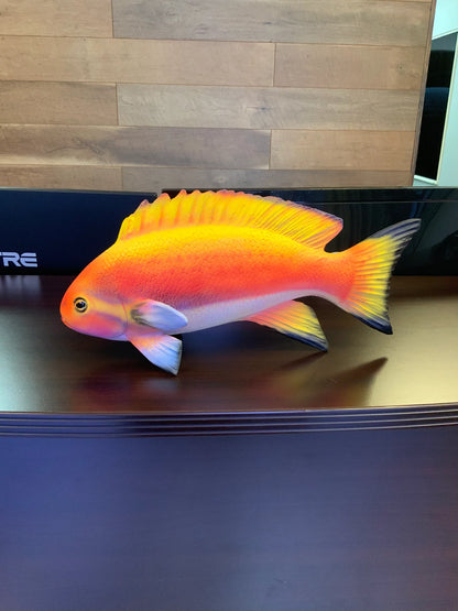 Orange Fish Statue