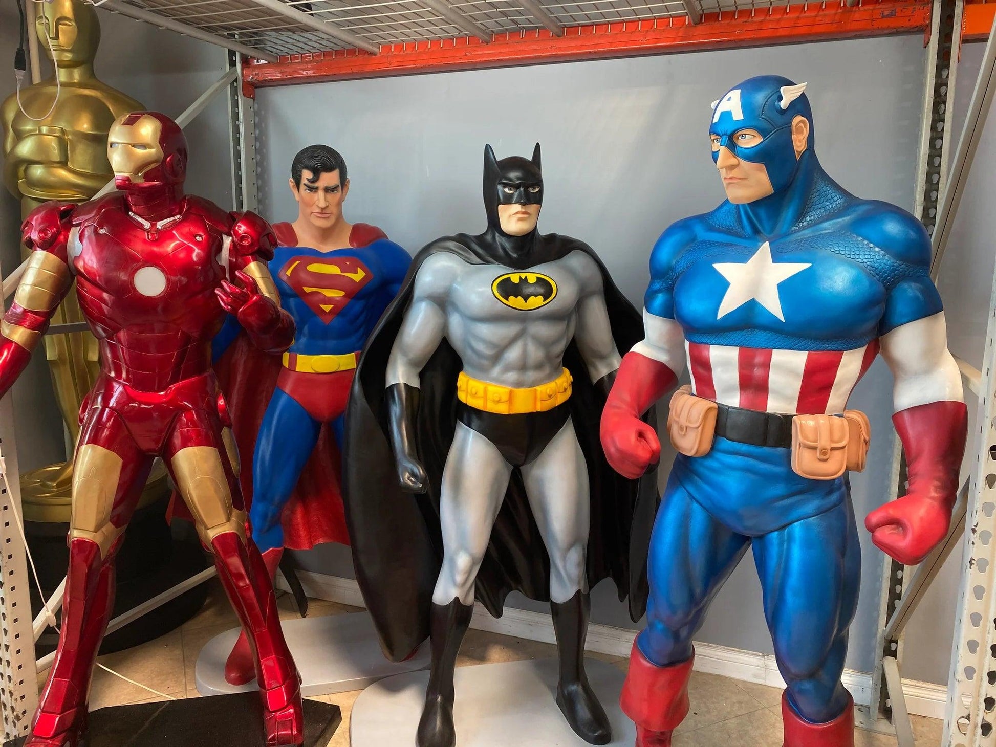 Muscle Super Hero Life Size Statue - LM Treasures Prop Rentals 