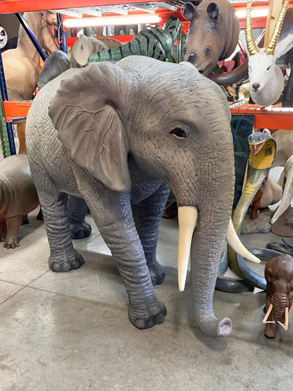 Large Standing Elephant Statue