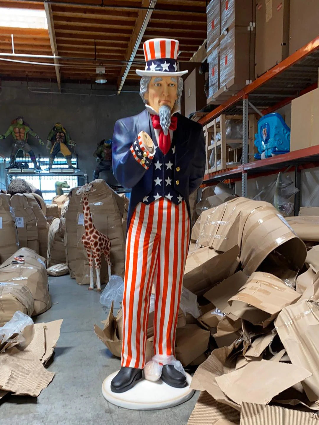 Uncle Sam Life Size Statue