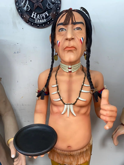 Indian Butler Life Size Statue