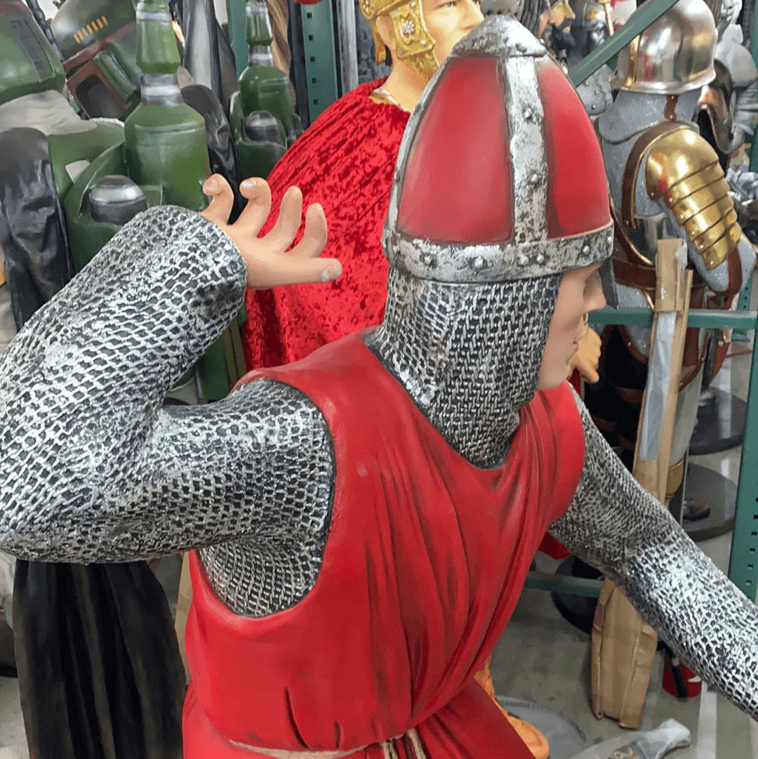 Crusader Knight Life Size Statue