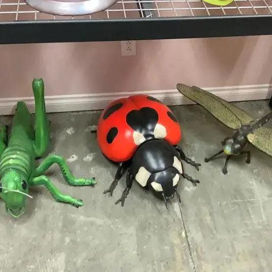 Bug Statue Lady Bug Statue - Prop Rental – LM Treasures Prop Rentals