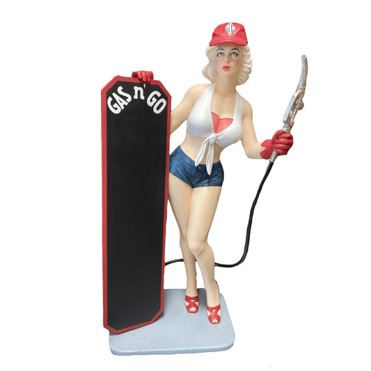 Gasoline Girl Life Size Statue