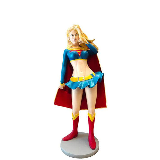 Muscle Girl Super Hero Life Size Statue