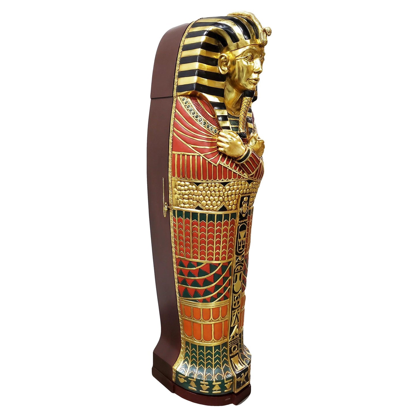 Egyptian King Tut Sarcophagus Statue