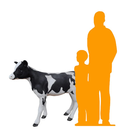 Holstein Calf Statue A0574-R007-PT