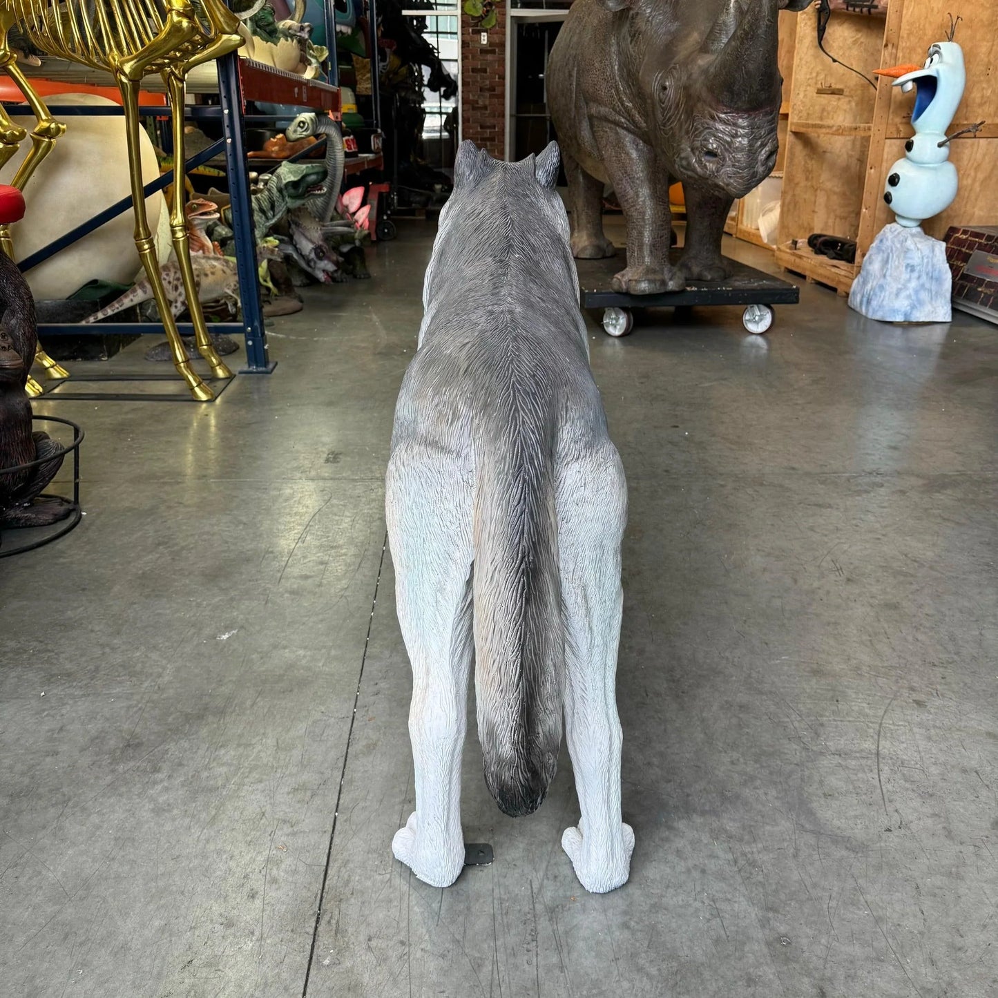 Wolf Statue