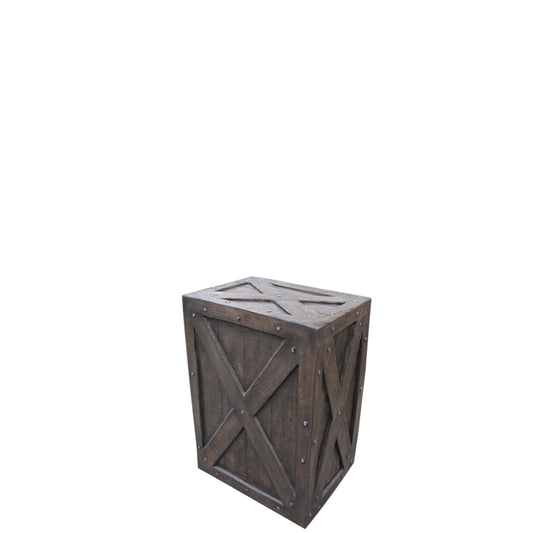 Large Dark Brown Crate