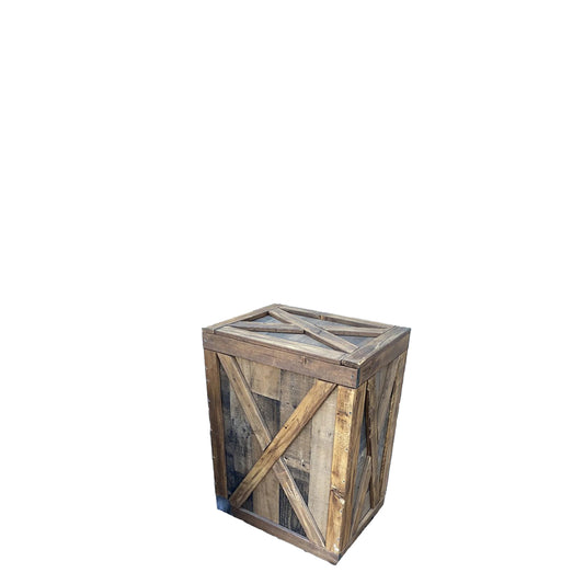 Large Rustic Brown Crate