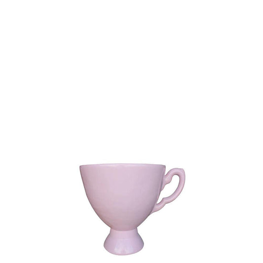 Pink Tea Cup Over Sized Statue - LM Treasures Prop Rentals 