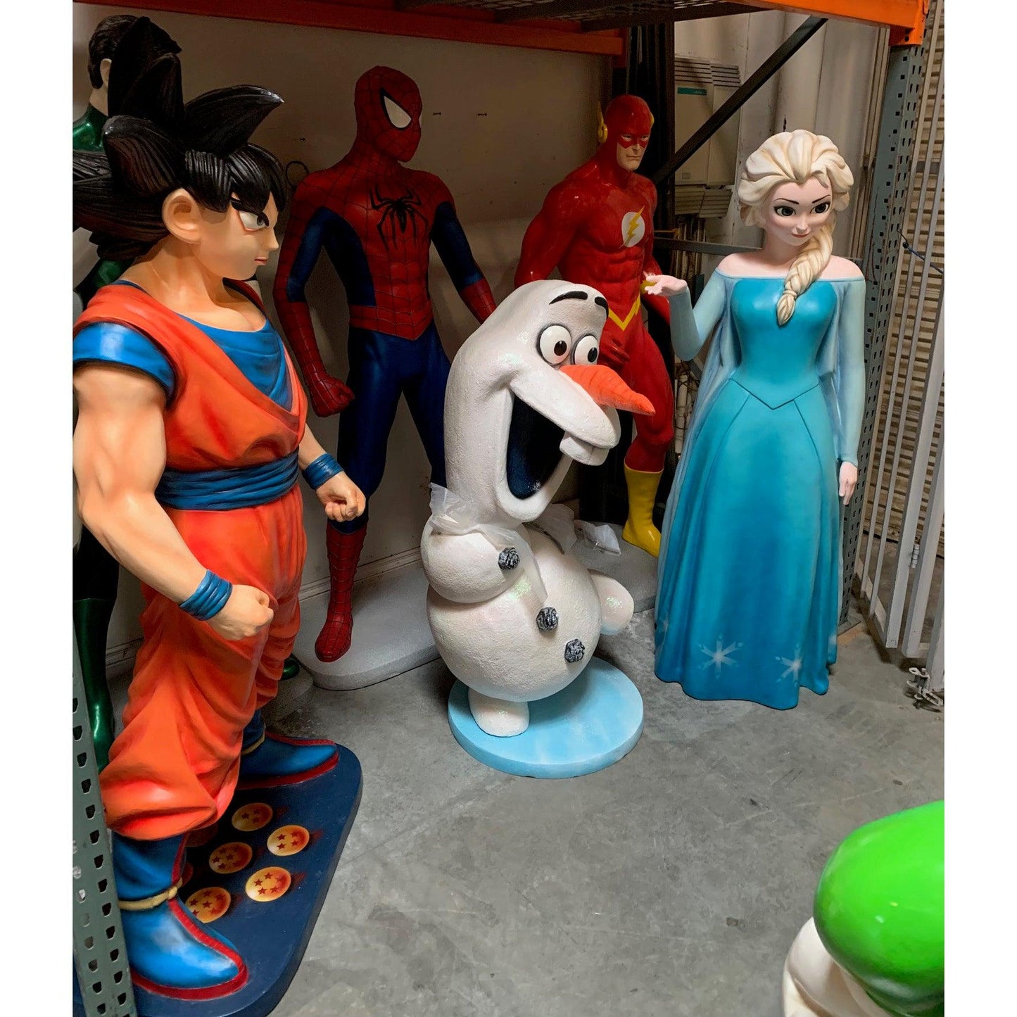 Ice Snowman Statue - LM Treasures Prop Rentals 