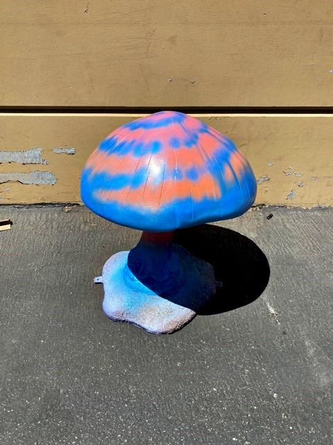 Small Pink Galaxy Mushroom Statue