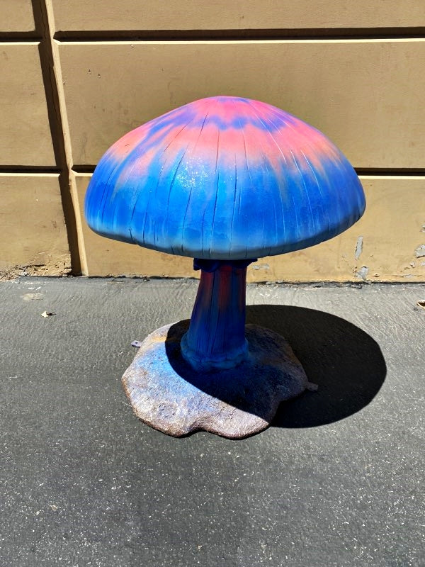 Medium Pink Galaxy Mushroom Statue