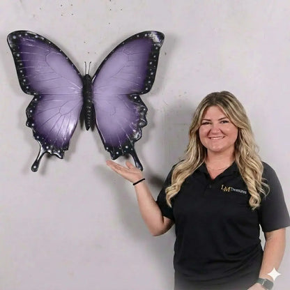 Hanging Purple Butterfly Statue A0753PR-150021-H