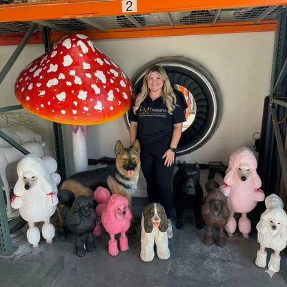 Red Parasol Mushroom Statue M0223-190095-H