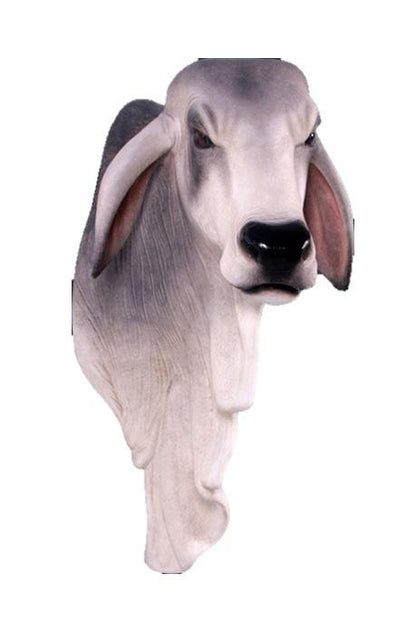 Bull Braham Shoulder Cow Farm Prop Life Size Decor Resin Statue - LM Treasures Prop Rentals 