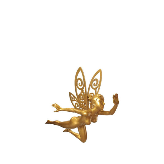 Hanging Gold Fairy Statue - LM Treasures Prop Rentals 