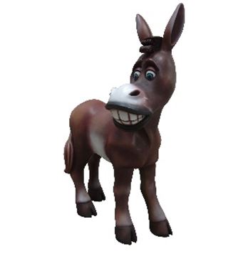 Comic Donkey Statue