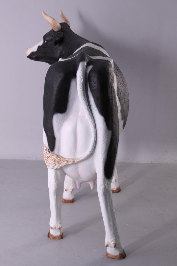 Holstein Cow Standing Life Size Statue - LM Treasures Prop Rentals 