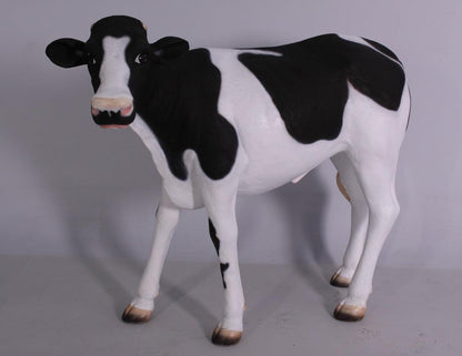 Baby Holstein Cow Statue - LM Treasures Prop Rentals 