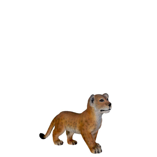 Lion Cub Standing Statue - LM Treasures Prop Rentals 