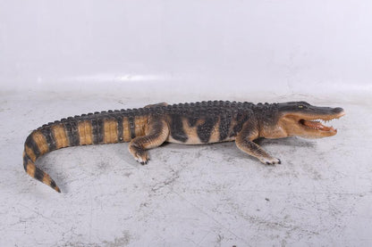 Alligator Reptile Life Size Statue Prop - LM Treasures Prop Rentals 