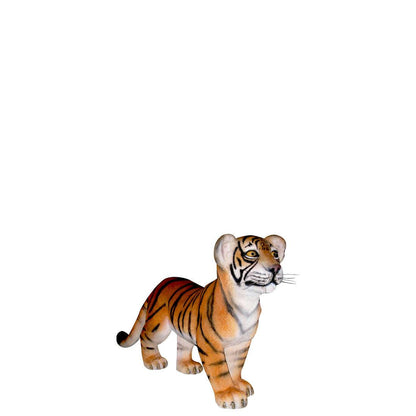 Tiger Cub Standing Statue - LM Treasures Prop Rentals 