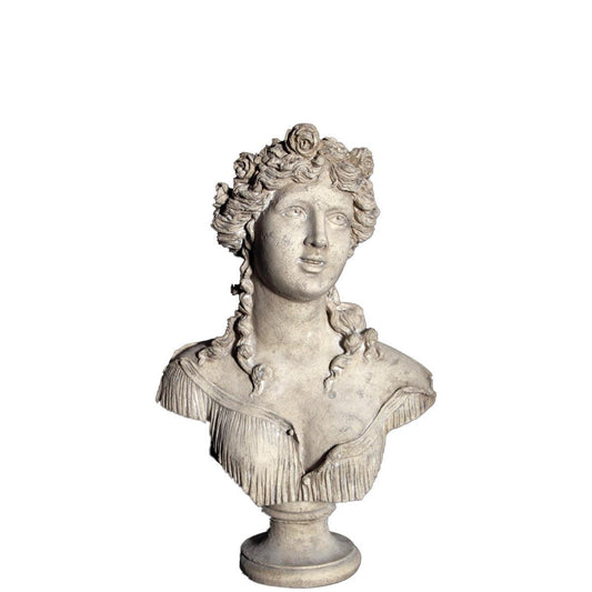 Sabine Stone Bust Statue - LM Treasures Prop Rentals 