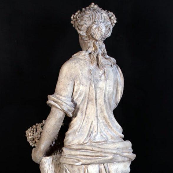 Autumn Season Stone Statue - LM Treasures Prop Rentals 