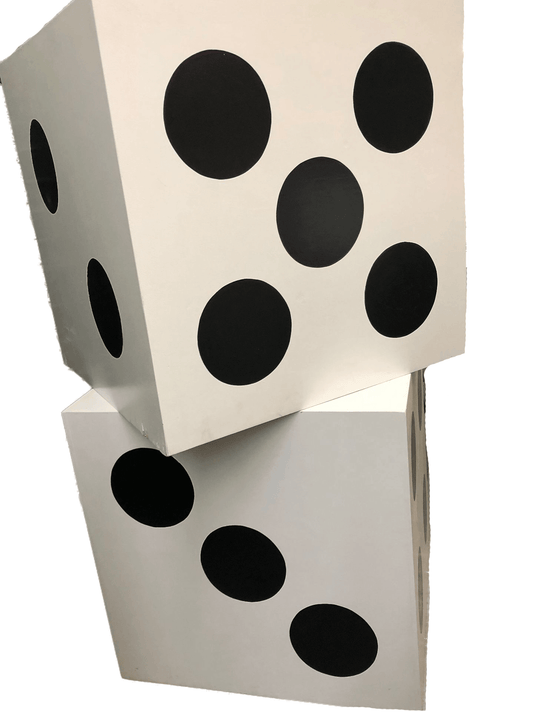 Giant Dice Set Over Size Statue