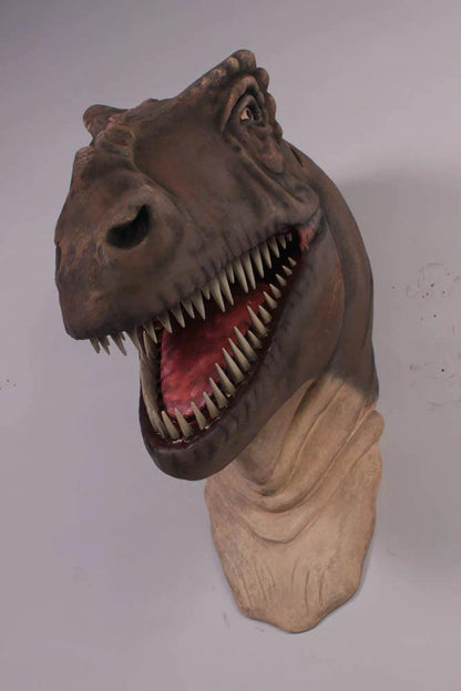 Large T-Rex Dinosaur Head Statue - LM Treasures Prop Rentals 
