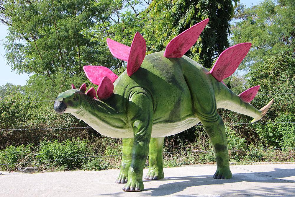 Stegosaurus Dinosaur Life Size Statue - LM Treasures Prop Rentals 