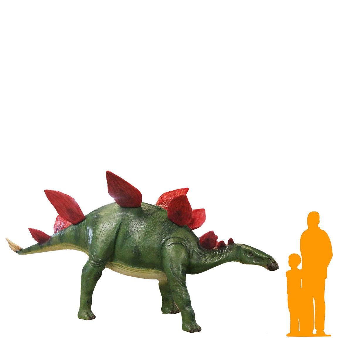 Stegosaurus Dinosaur Life Size Statue - LM Treasures Prop Rentals 