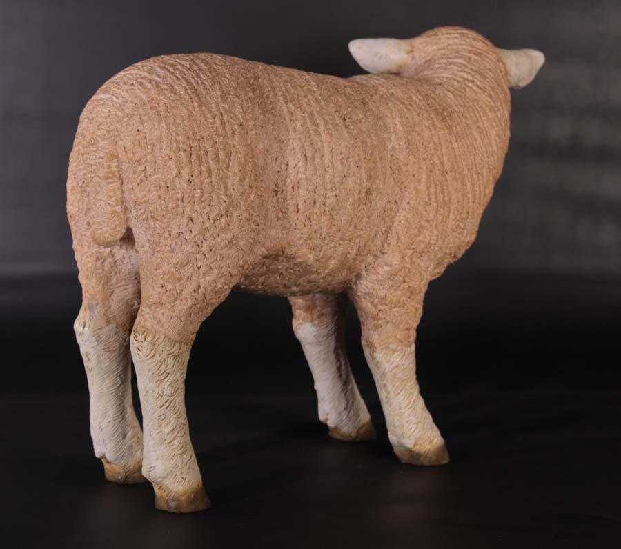 Merino Baby Lamb Statue - LM Treasures Prop Rentals 