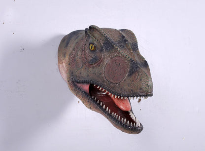 Allosaurus Head Dinosaur Statue - LM Treasures Prop Rentals 