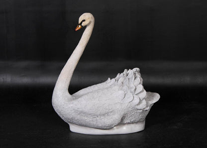 Small Swan Statue - LM Treasures Prop Rentals 