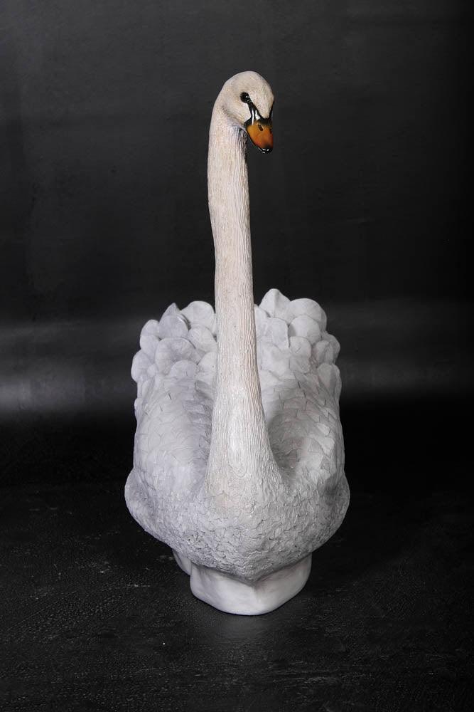Small Swan Statue - LM Treasures Prop Rentals 
