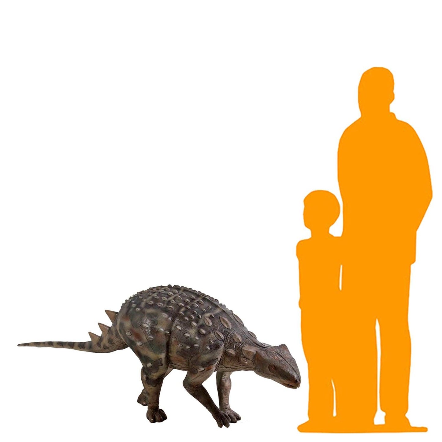 Minim Ankylosaur Dinosaur Statue - LM Treasures Prop Rentals 