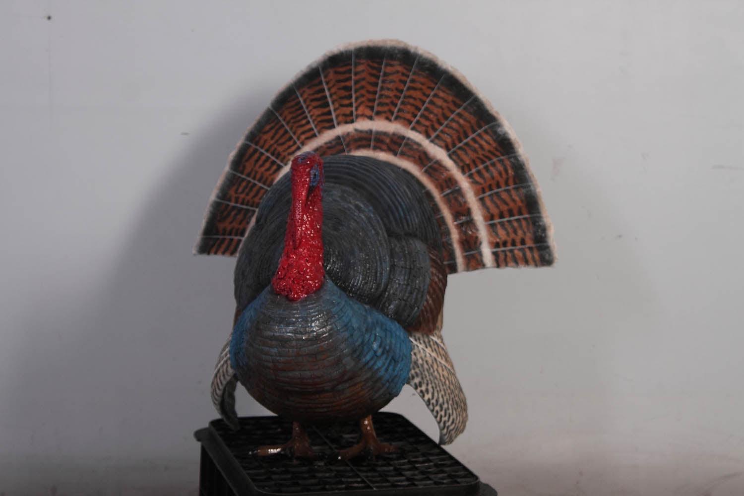Turkey Life Size Statue Prop - LM Treasures Prop Rentals 