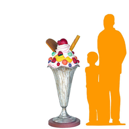Ice Cream Sundae Statue - LM Treasures Prop Rentals 