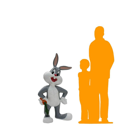 Cartoon Bunny Statue - LM Treasures Prop Rentals 