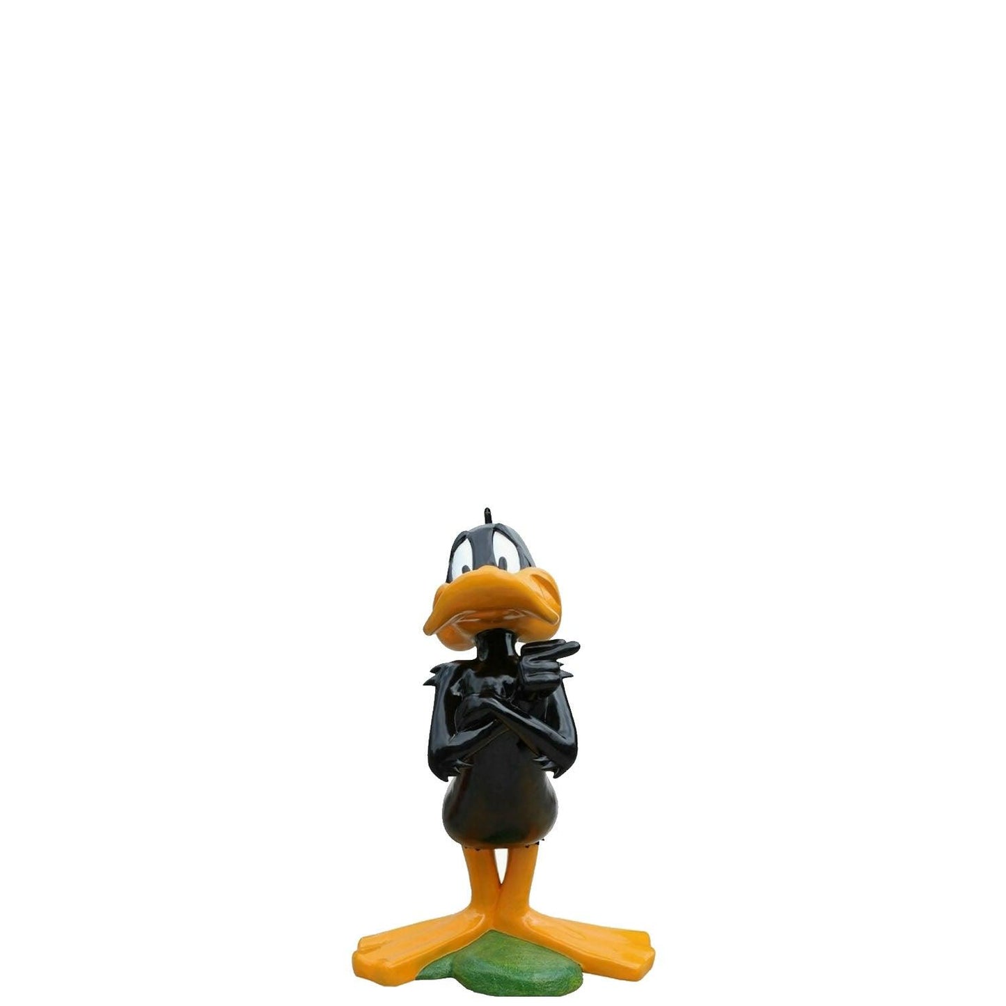 Cartoon Daffy Black Duck Statue