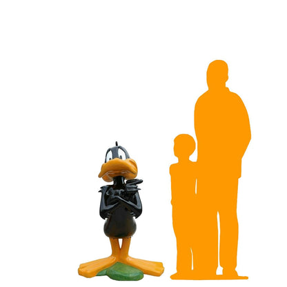 Cartoon Daffy Black Duck Statue - LM Treasures Prop Rentals 