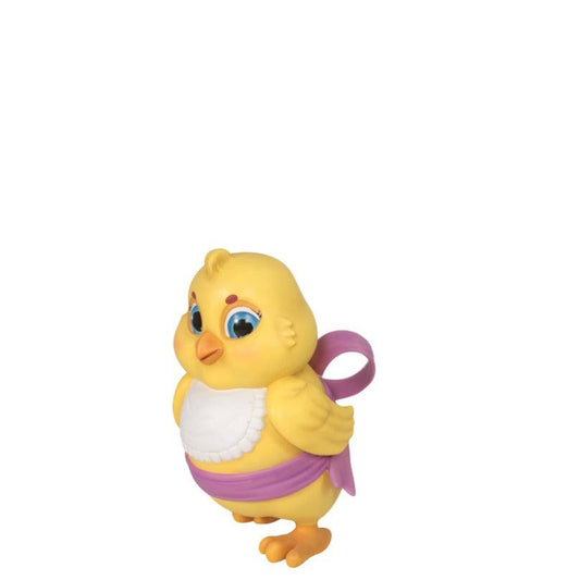 Comic Easter Chick With Bib Statue - LM Treasures Prop Rentals 