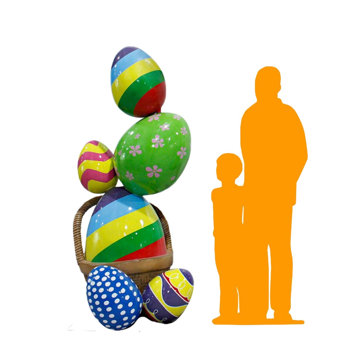 Easter Egg Tower Statue