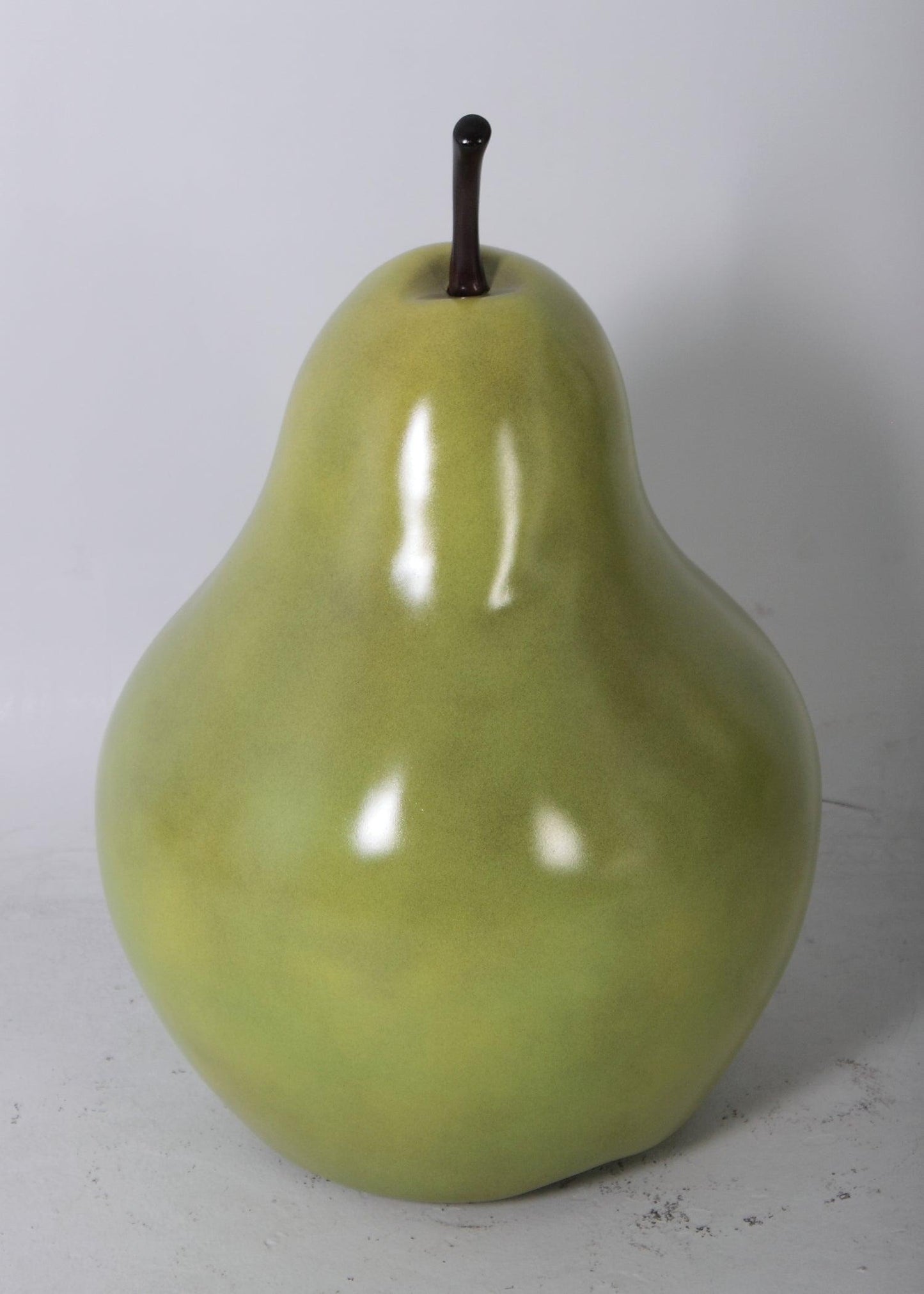 Large Green Pear Statue - LM Treasures Prop Rentals 